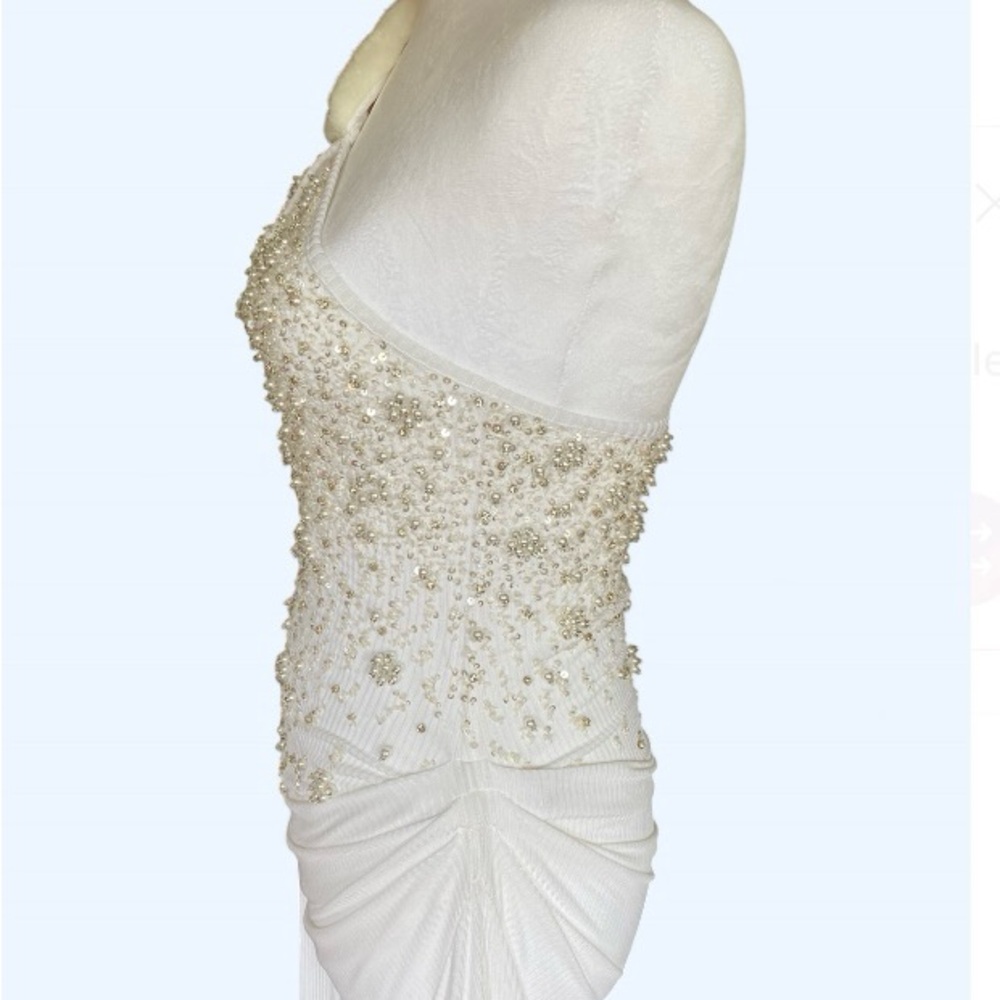 Elegant Off-White by Virgil Abloh One-Shoulder Dress - Picture 3 of 12